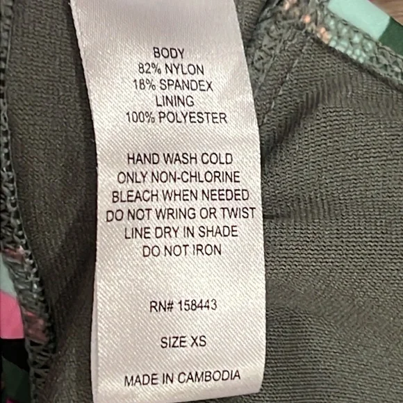 Macy’s NWT Junior’s Tropical Hula Honey Bikini Top Size XS Strappy Crisscross - Picture 10 of 16